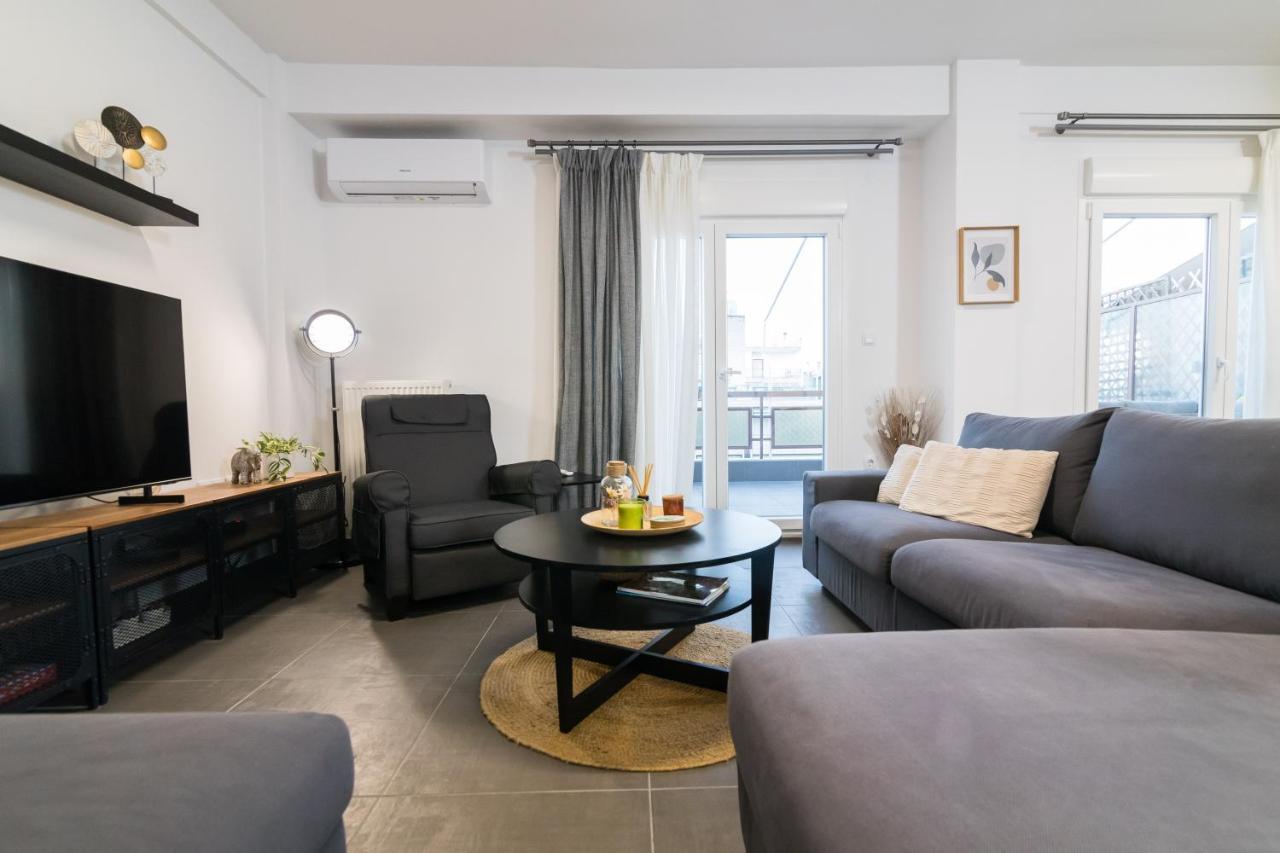 F & B Collection - 3 Bedroom Penthouse เทสซาโลนิกิ ภายนอก รูปภาพ