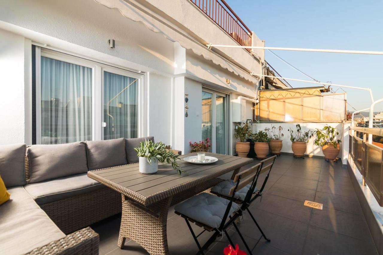 F & B Collection - 3 Bedroom Penthouse เทสซาโลนิกิ ภายนอก รูปภาพ