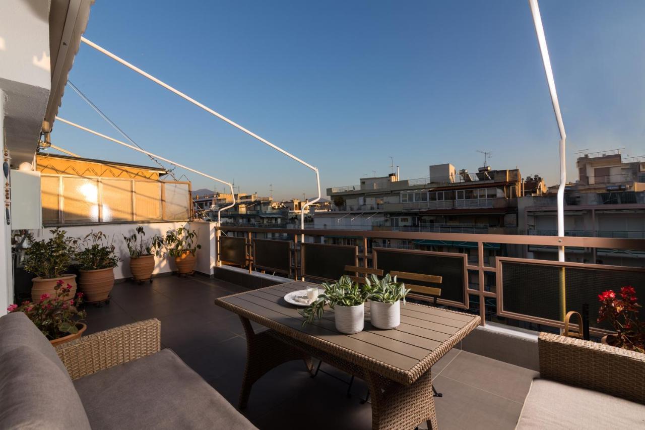 F & B Collection - 3 Bedroom Penthouse เทสซาโลนิกิ ภายนอก รูปภาพ